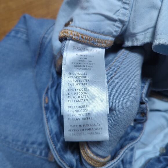 Distressed Blue Women's Jeans - Picture 7 of 14